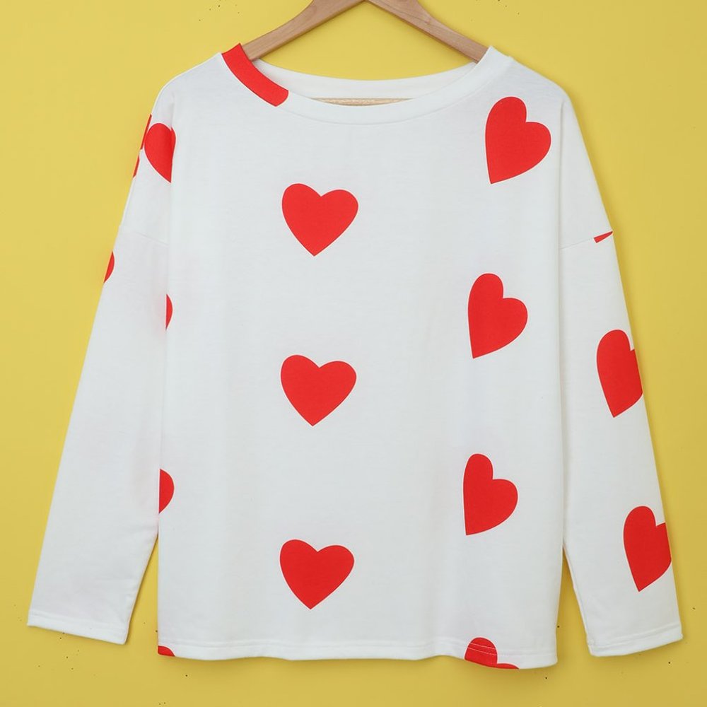 ❤️ LAST TWO! Valentine's Day Heart Pajamas Lounge Set - Picture 9 of 13